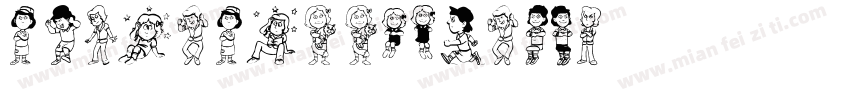 powerpuff girls字体转换